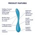 Satisfyer G-spot Flex 5 - Smart G-punkt vibrator (grøn)