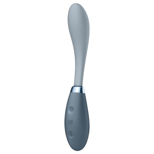 Satisfyer G-Spot Flex 3 - genopladelig G-punkt vibrator (grå)