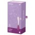 Satisfyer G-Spot Flex 3 - genopladelig G-punktsvibrator (pink/rød)