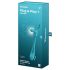 Satisfyer Plug & Play - genopladelig analvibrator og penisring (blå)