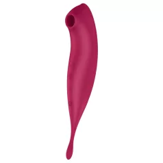 Satisfyer Twirling Pro - klitorisvibrator 2i1 - rød