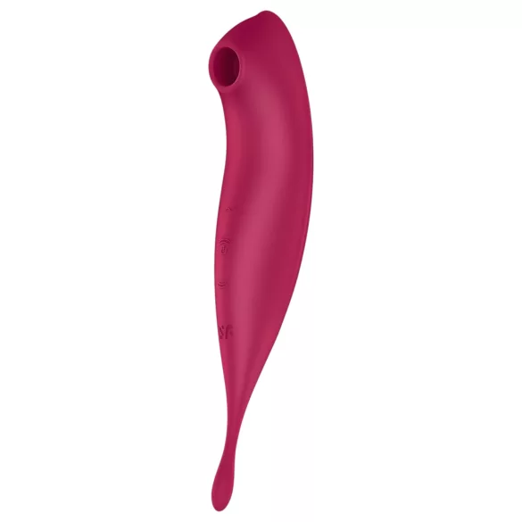 Satisfyer Twirling Pro - appstyret klitorisvibrator (rød)