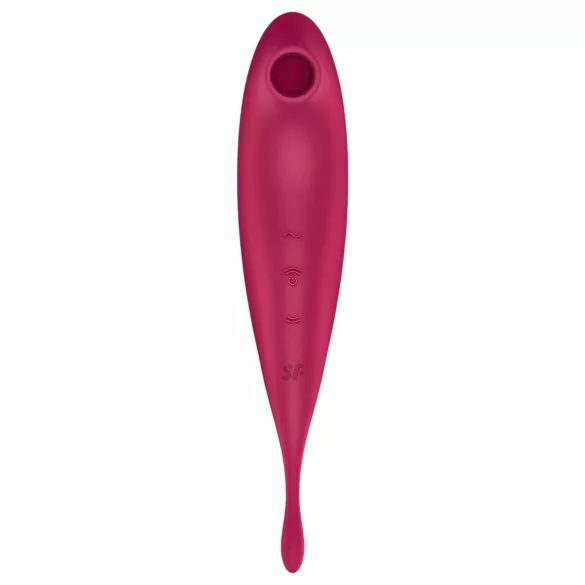 Satisfyer Twirling Pro - appstyret klitorisvibrator (rød)