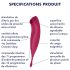 Satisfyer Twirling Pro - smart 2i1 klitoris vibrator (rød)