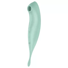   Satisfyer Twirling Pro - 2i1 klitorisvibrator - smart funktion - mint