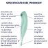 Satisfyer Twirling Pro - Smart 2i1 klitorisvibrator (mint)