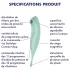 Satisfyer Twirling Pro - App-styret klitorisvibrator (mint)