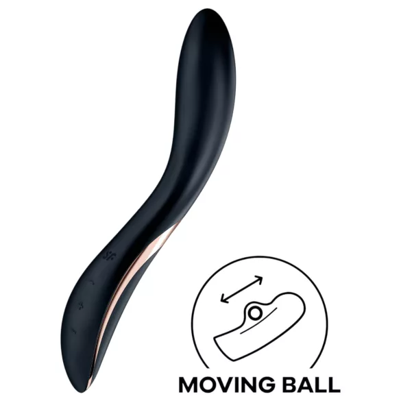 Satisfyer Rrrolling - G-punktsvibrator med bevægelige kugler - sort