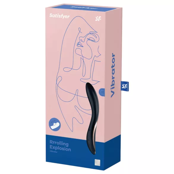 Satisfyer Rrrolling - G-punktsvibrator med bevægelige kugler - sort