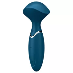 Satisfyer Mini Wand-er - vandtæt massagevibrator - blå