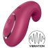 Satisfyer Dipping Delight - genopladelig klitoris vibrator (rød)