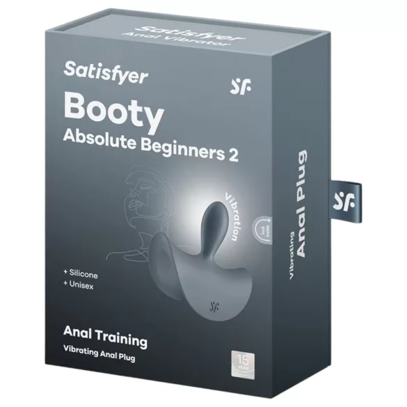 Satisfyer - analvibrator - begyndersæt - grå