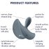 Satisfyer Booty Absolute Beginners 2 - analvibrator (grå)