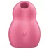 Satisfyer Pro To Go 1 - klitorisvibrator med trykbølger - genopladelig - rød