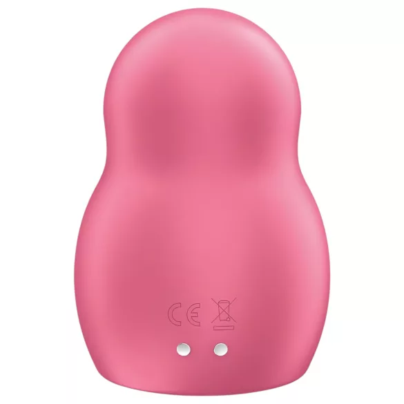 Satisfyer Pro To Go 1 - klitorisvibrator med trykbølger - genopladelig - rød