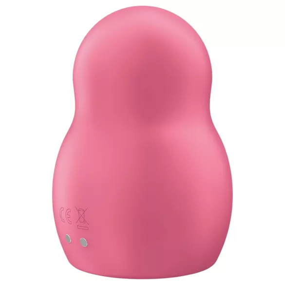 Satisfyer Pro To Go 1 - klitorisvibrator med trykbølger - genopladelig - rød