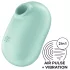 Satisfyer Pro To Go 2 - klitorisvibrator med trykbølger - genopladelig - mint