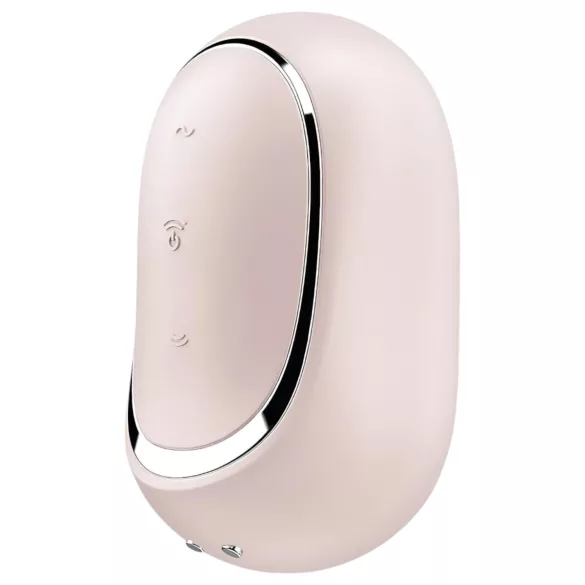 Satisfyer Pro To Go 2 - klitorisvibrator med trykbølger - beige