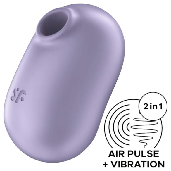 Satisfyer Pro To Go 2 - Genopladelig lufttryks-klitorisstimulator (violet)