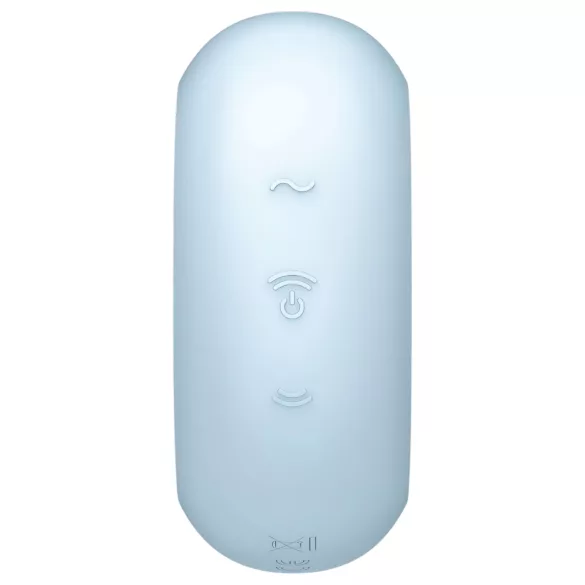 Satisfyer Pro To Go 3 - klitorisvibrator med lufttryk - genopladelig - blå
