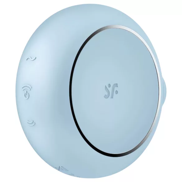 Satisfyer Pro To Go 3 - klitorisvibrator med lufttryk - genopladelig - blå