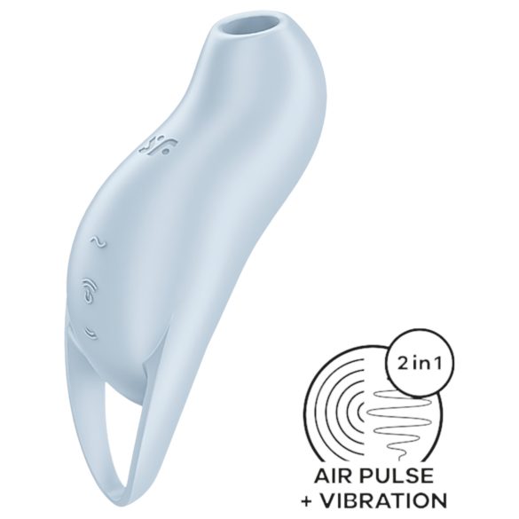 Satisfyer Pocket Pro 1 - luftbølge-klitorisvibrator (blå)