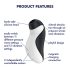 Satisfyer Orca: Vandtæt klitoris stimulator med bølger