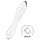 Satisfyer Dazzling Crystal 1 - Dobbeltsidet Glas Dildo (Gennemsigtig)