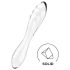 Satisfyer Dazzling Crystal 1 - Dobbeltsidet Glas Dildo (Gennemsigtig)