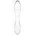 Satisfyer Dazzling Crystal 1 - Dobbeltsidet Glas Dildo (Gennemsigtig)