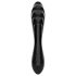 Satisfyer Dazzling Crystal 1 – sort dobbeltglasdildo