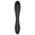 Satisfyer Dazzling Crystal 1 - dobbeltender dildo - glas - sort
