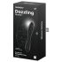 Satisfyer Dazzling Crystal 1 – sort dobbeltglasdildo
