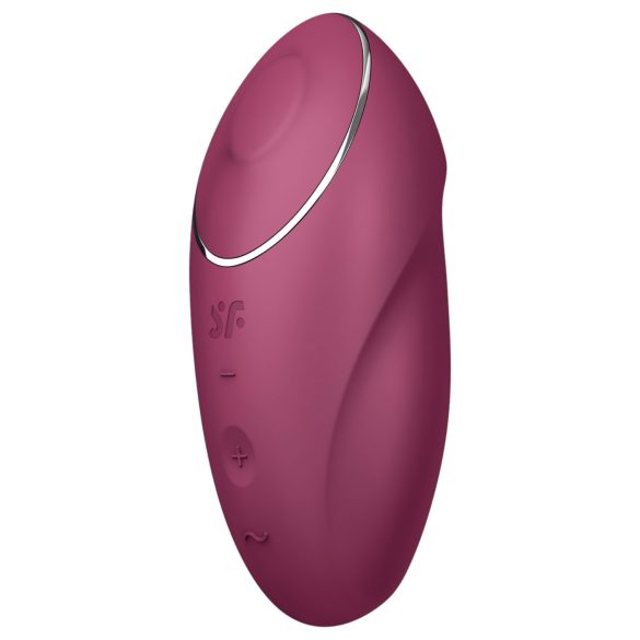 Satisfyer Tap & Climax 1 - 2i1 vibrator og klitoris stimulator (rød)