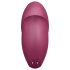 Satisfyer Tap & Climax 1 - 2i1 vibrator og klitoris stimulator (rød)