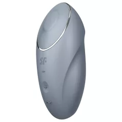 Satisfyer - klitoris vibrator og dildo - 2i1 - grå