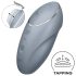 Satisfyer Tap & Climax 1 - 2i1 klitorisvibrator (grå)