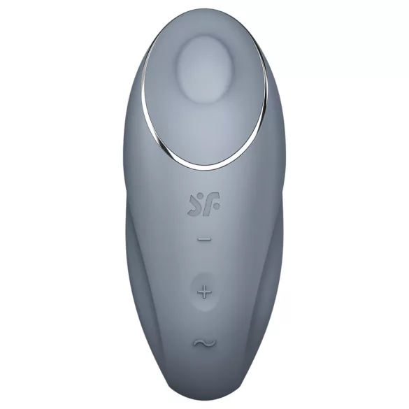 Satisfyer - klitoris vibrator og dildo - 2i1 - grå