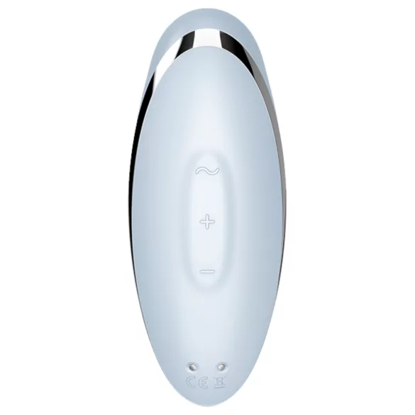 Satisfyer - klitorisvibrator og vibrator - 2i1 funktion - blå