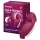 Satisfyer Tap & Climax 2 - 2-i-1 klitorisstimulator og vibrator (rød)