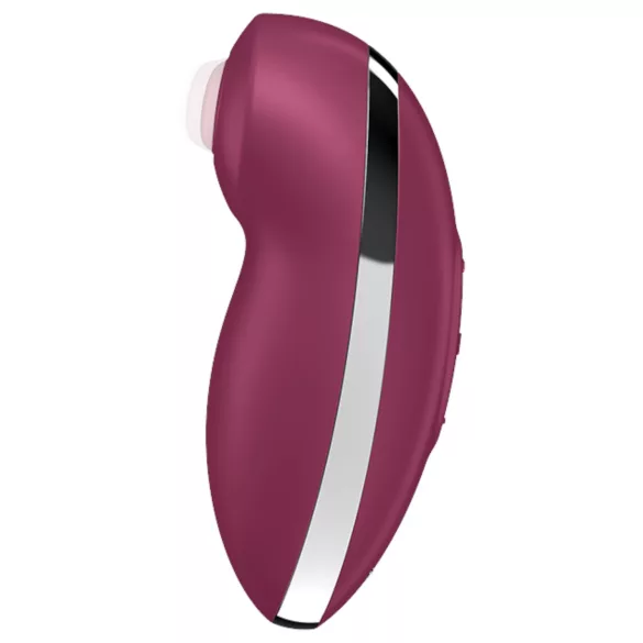 Satisfyer Tap & Climax 2 - 2-i-1 klitorisstimulator og vibrator (rød)