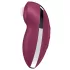 Satisfyer Tap & Climax 2 - 2-i-1 klitorisstimulator og vibrator (rød)