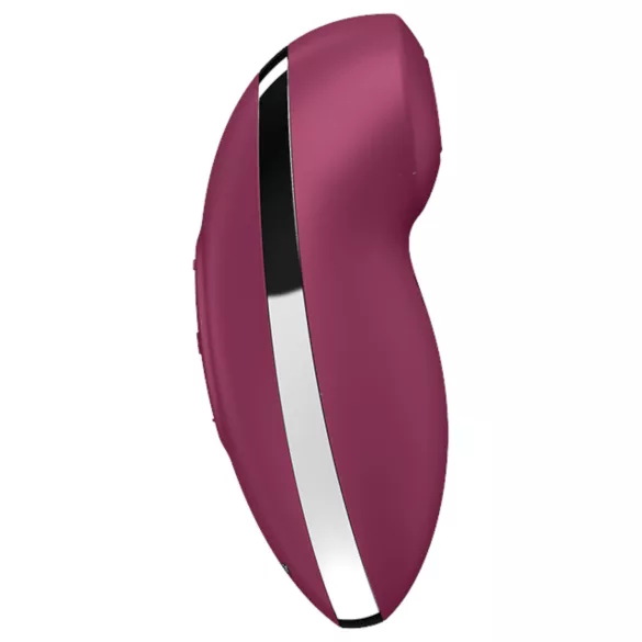Satisfyer Tap & Climax 2 - 2-i-1 klitorisstimulator og vibrator (rød)