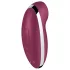 Satisfyer Tap & Climax 2 - 2-i-1 klitorisstimulator og vibrator (rød)