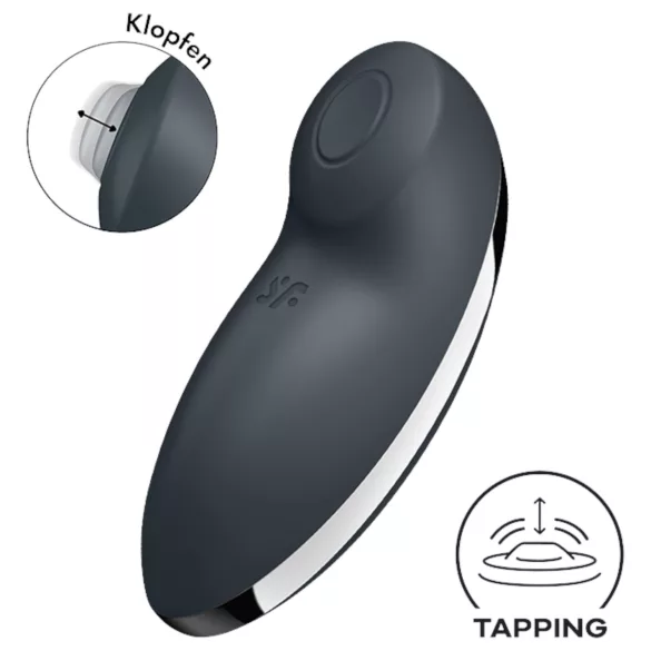 Satisfyer - klitorisvibrator 2i1 - grå
