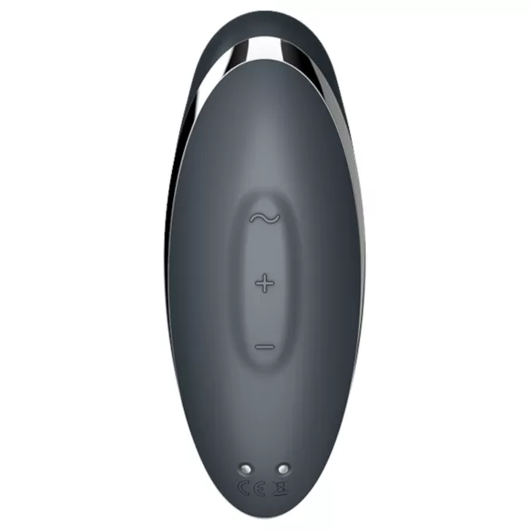 Satisfyer - klitorisvibrator 2i1 - grå