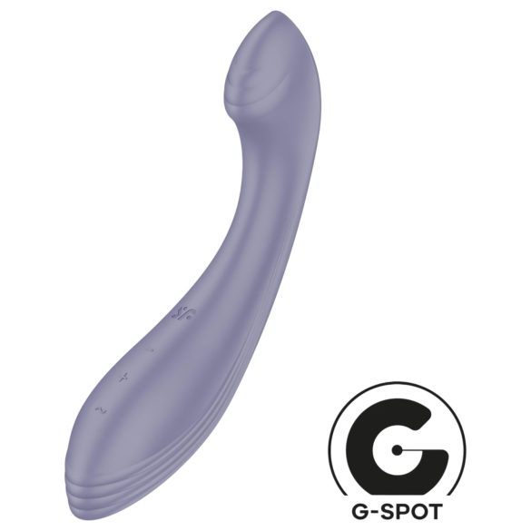 Satisfyer G-Force - genopladelig, vandtæt G-punktsvibrator (lilla)