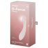 Satisfyer G-Force - genopladelig, vandtæt G-punkt vibrator (beige)