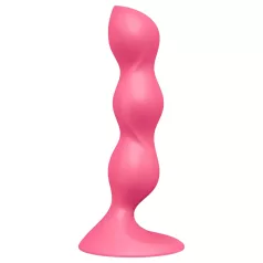   Satisfyer Triple Ball-R - analvibrator med kugler - silikone - pink