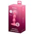Satisfyer Triple Ball-R - perlevibrator til anal brug (rød)